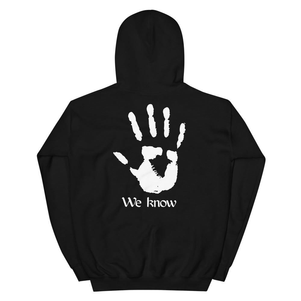 Dark Brotherhood We Know Back Print Unisex Hoodie