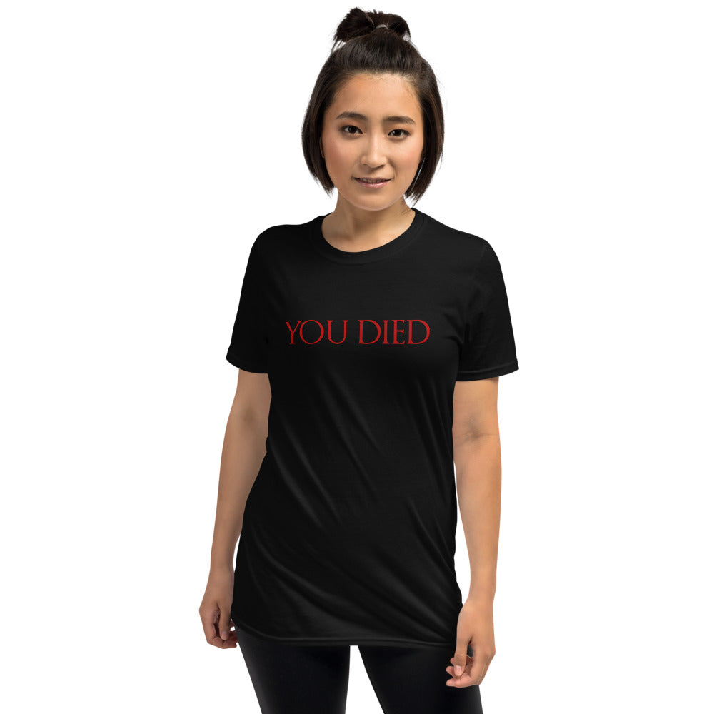 You Died Video Game Unisex T-Shirt