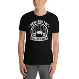 Here For The Balls And Beer - Bowling Unisex T-Shirt bowling t shirt, bowling tshirt, bowling shirt