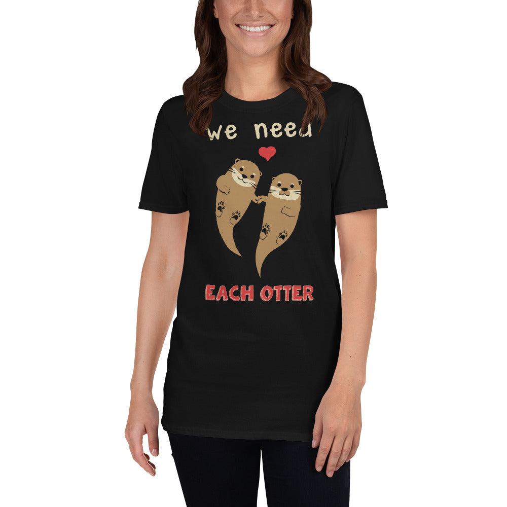 otter otters love couple shirts