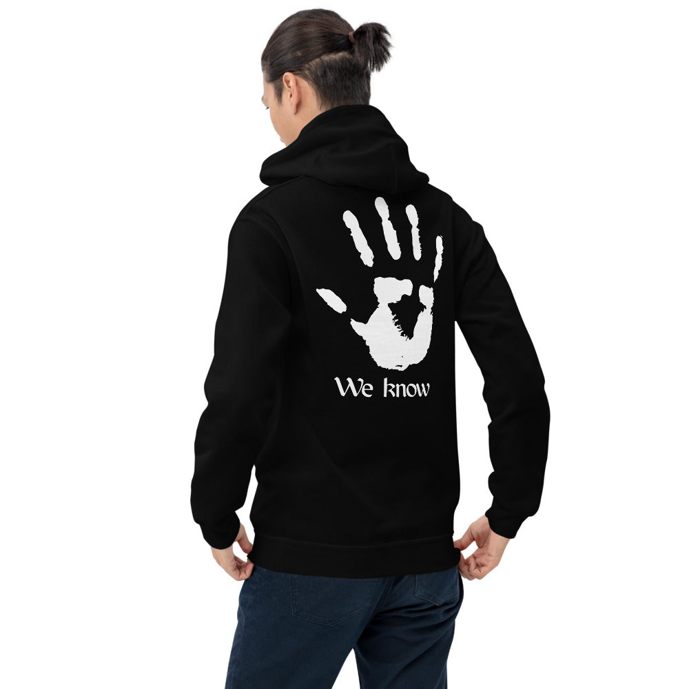 Dark Brotherhood We Know Back Print Unisex Hoodie