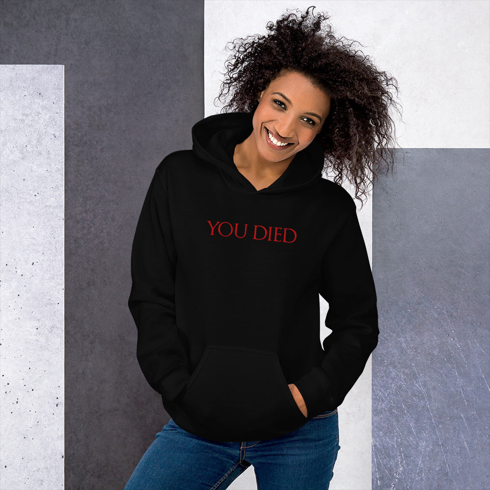 You Died Video Game Unisex Hoodie