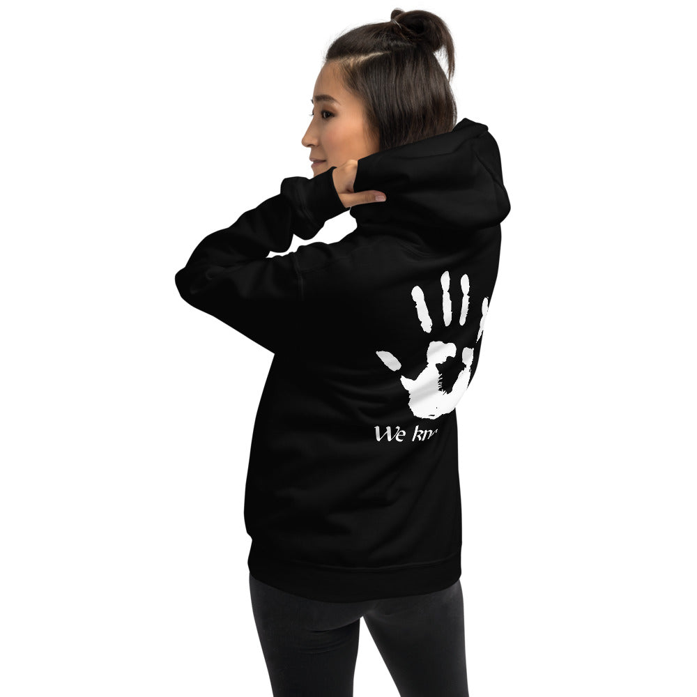 Dark Brotherhood We Know Back Print Unisex Hoodie