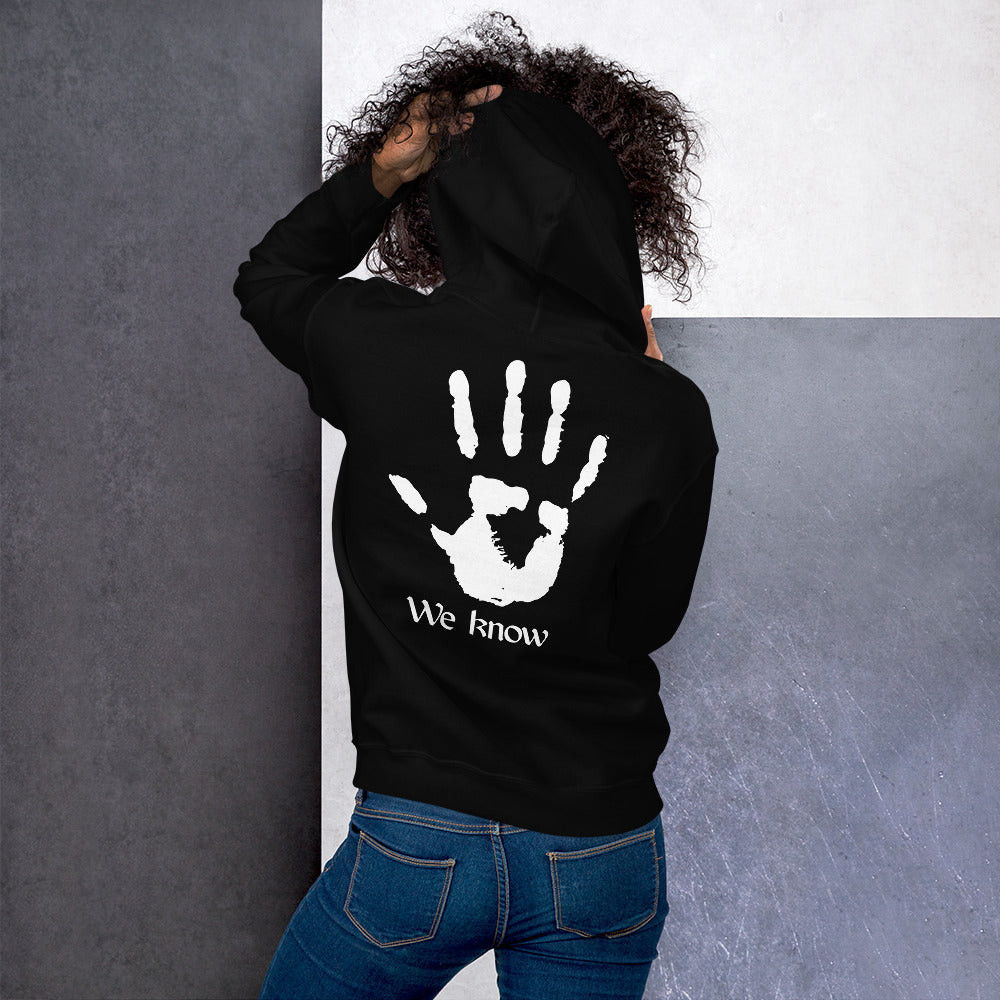 Dark Brotherhood We Know Back Print Unisex Hoodie