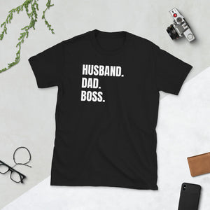 Mens Husband Dad Boss T-Shirt husband shirt, husband t shirt, husband tshirt, dad shirt, dad t shirt, dad tshirt, father shirt, father t shirt, father tshirt