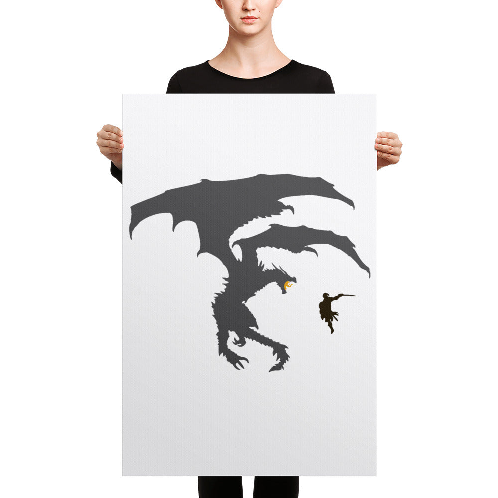 Dragon Fantasy RPG Canvas Print