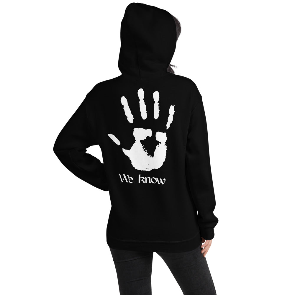 Dark Brotherhood We Know Back Print Unisex Hoodie