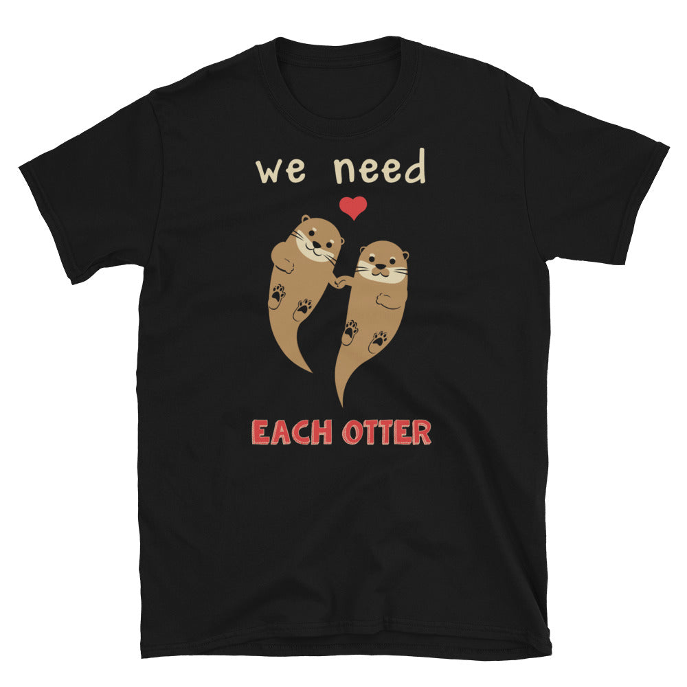 otter otters love couple shirts