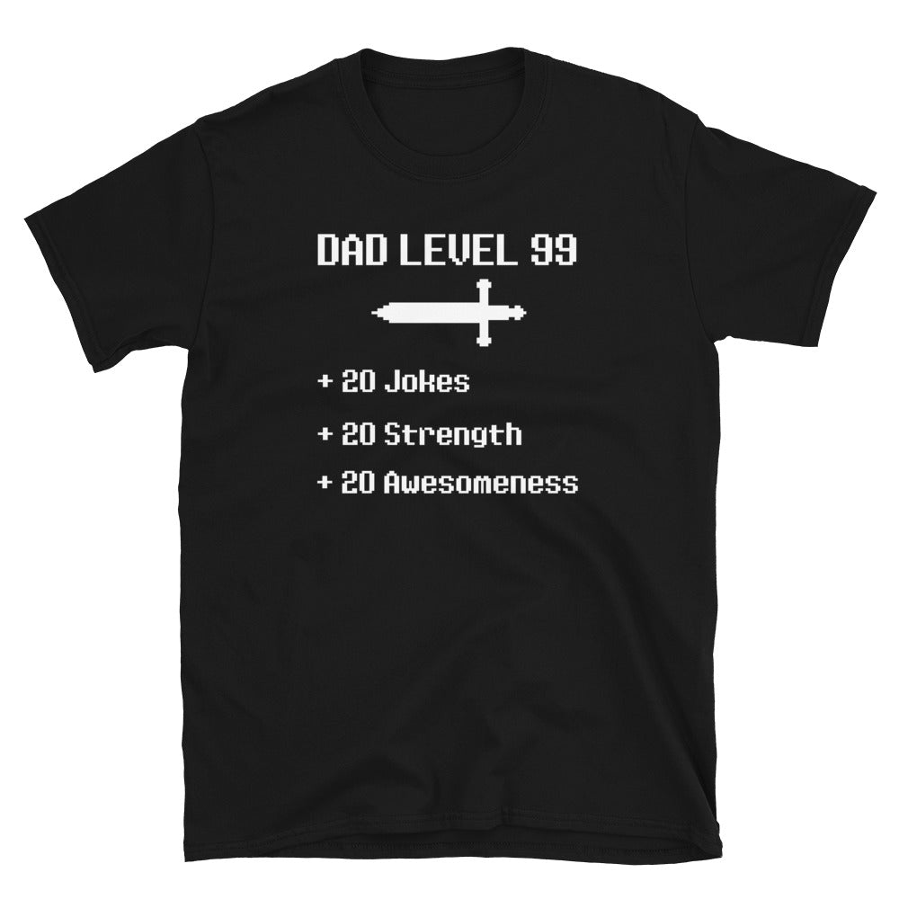 Dad Level 99 RPG Video Game - Fathers Day Birthday Gift T-Shirt