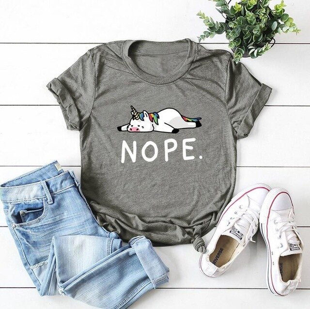 Nope Unicorn Women's T-Shirt