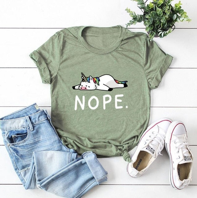 Nope Unicorn Women's T-Shirt