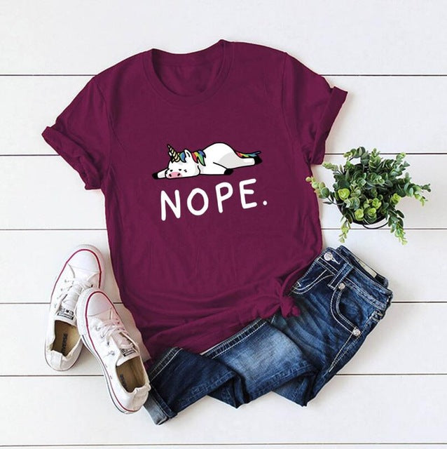 Nope Unicorn Women's T-Shirt