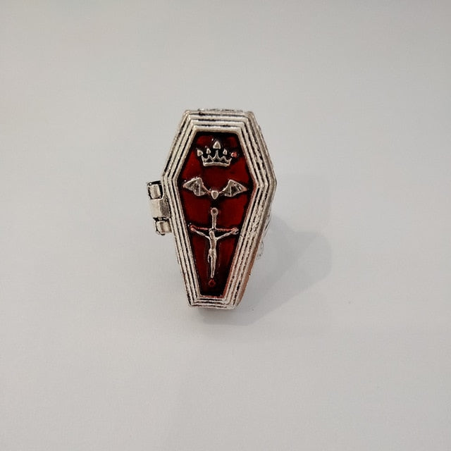 coffin shaped ring