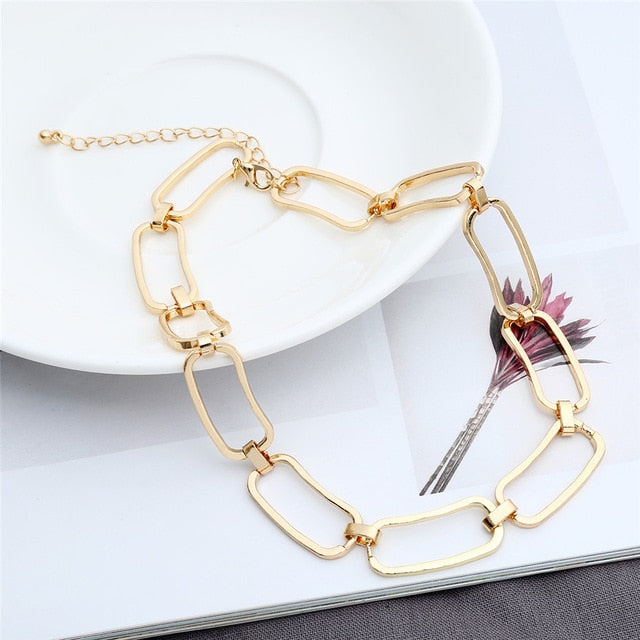 Sweet Love Heart Choker Necklace