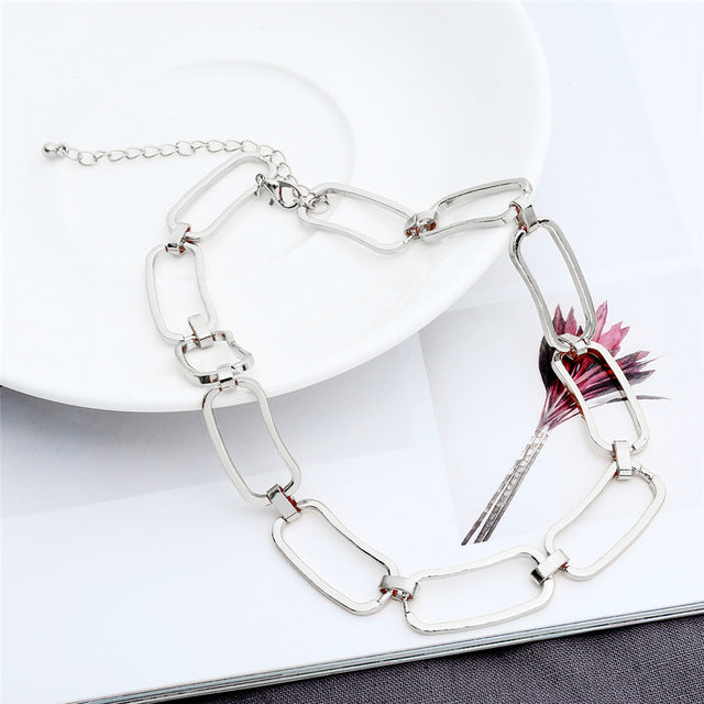 Sweet Love Heart Choker Necklace