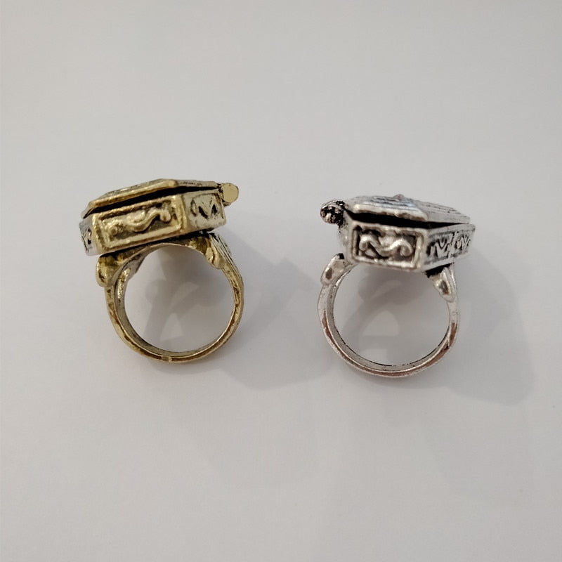 coffin shaped ring