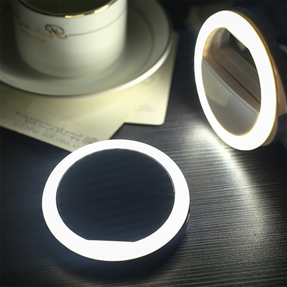 Universal Selfie Smartphone LED Ring Flash Light