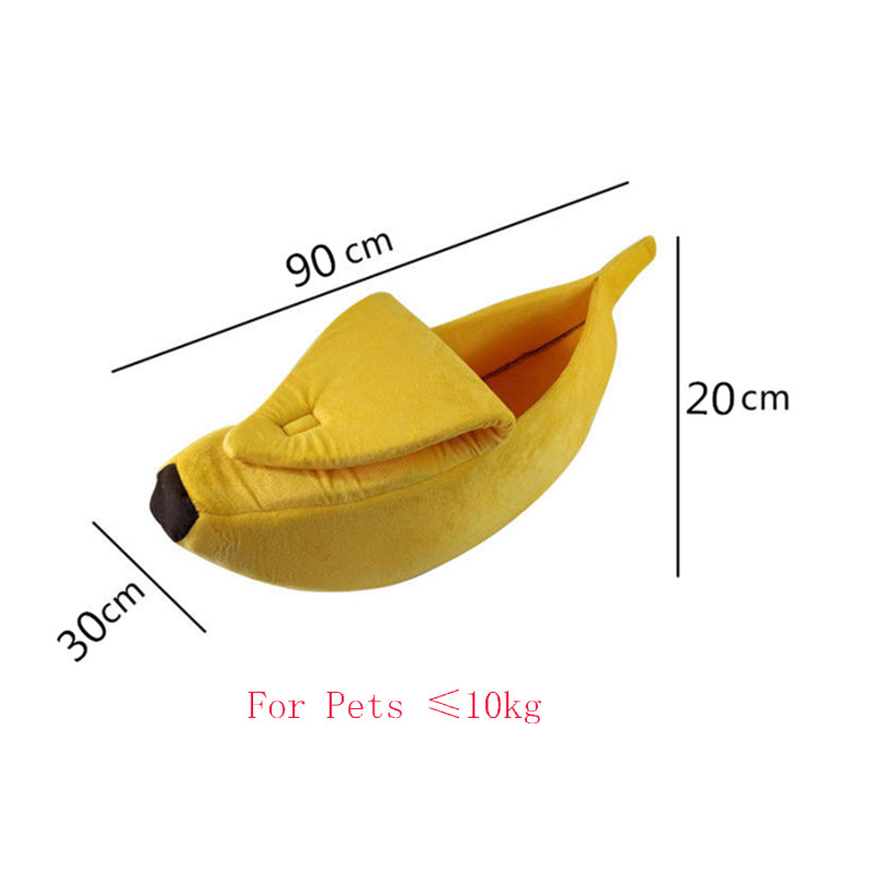 Banana Dog & Cat Bed