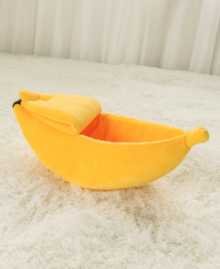 Banana Dog & Cat Bed