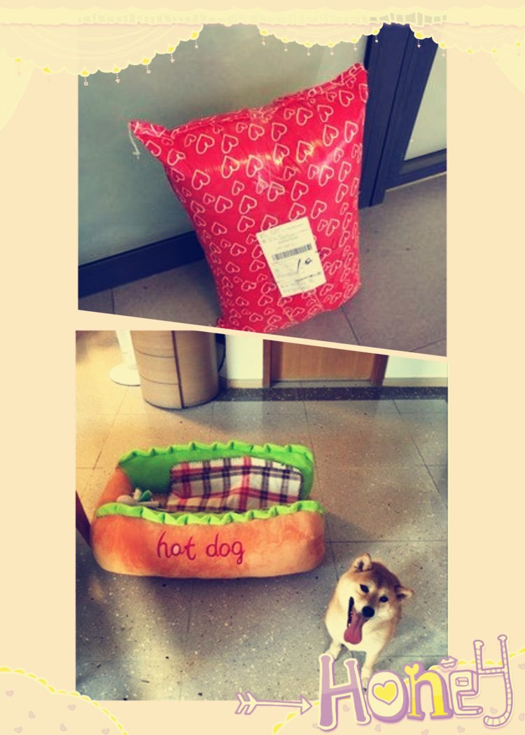hot dog bed, hot dog dog bed, hot dog sofa, hot dog pet bed, hot dog bun dog bed