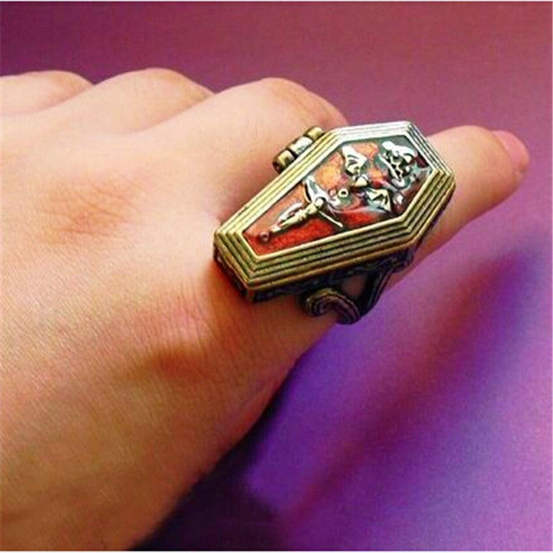 coffin shaped ring