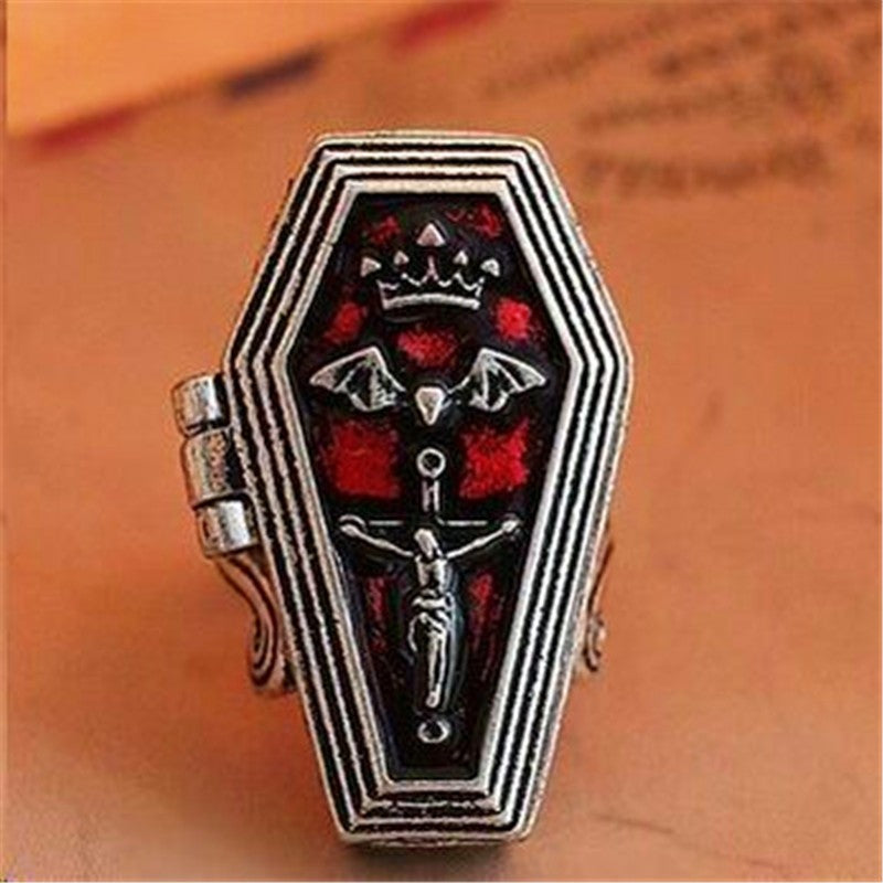 coffin shaped ring