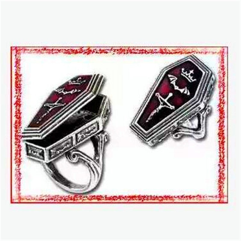 coffin shaped ring