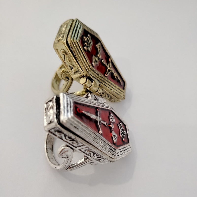 coffin shaped ring