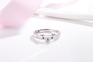 Lucky Piggy Ring silver pig ring