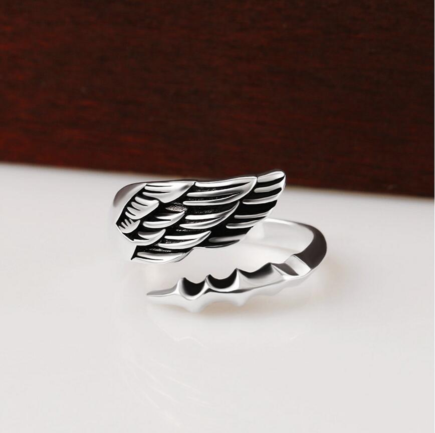 Angel Wing Sterling Silver Ring