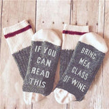 If You Can Read This Bring Me A Glass Of Wine Socks 4 If You Can Read This Bring Me A Glass Of Wine Socks 4