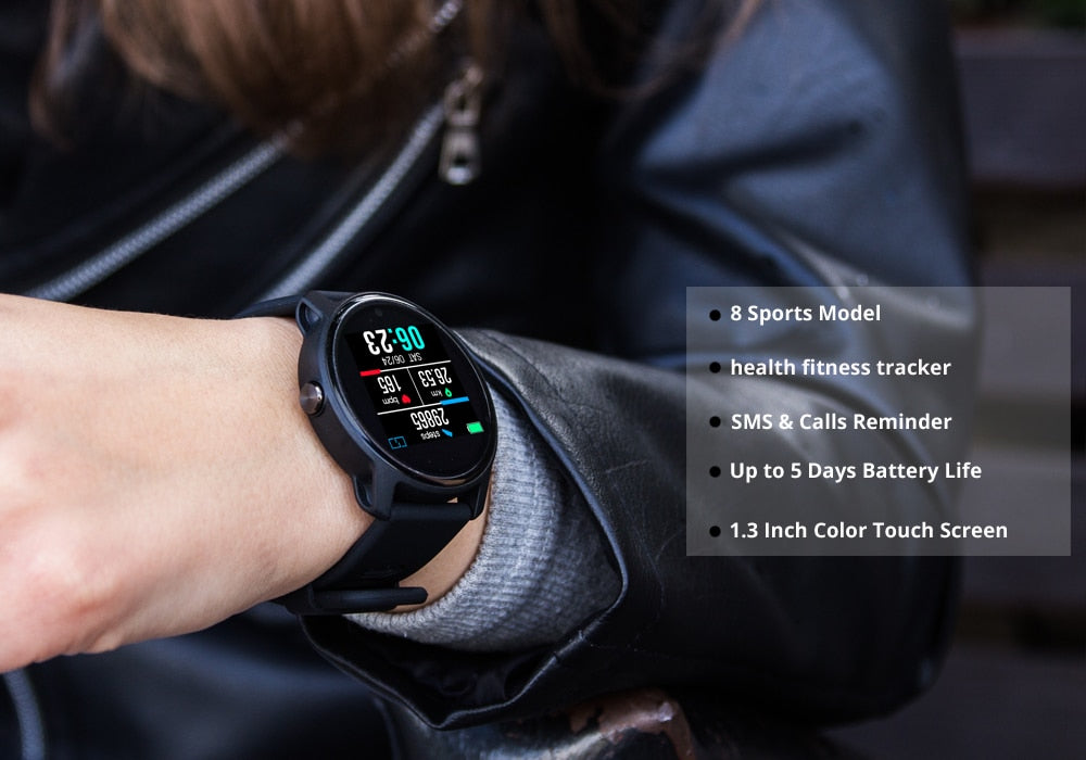 Smart Watch Fitness Tracker Heart Rate Monitor Pedometer For Android & iPhones