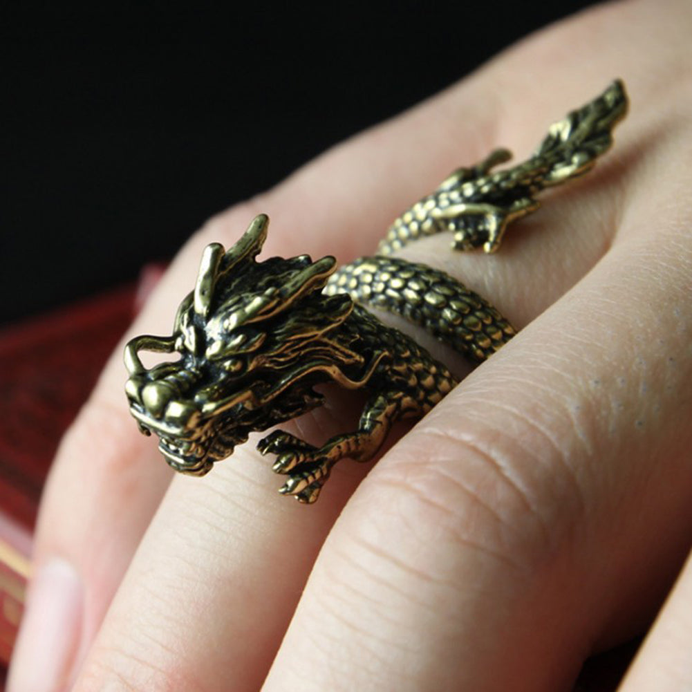 Stainless Steel Dragon Ring