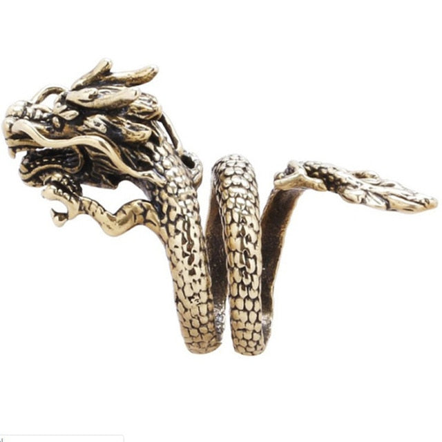 Stainless Steel Dragon Ring