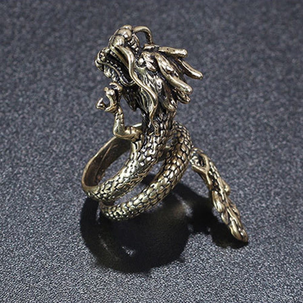 Stainless Steel Dragon Ring