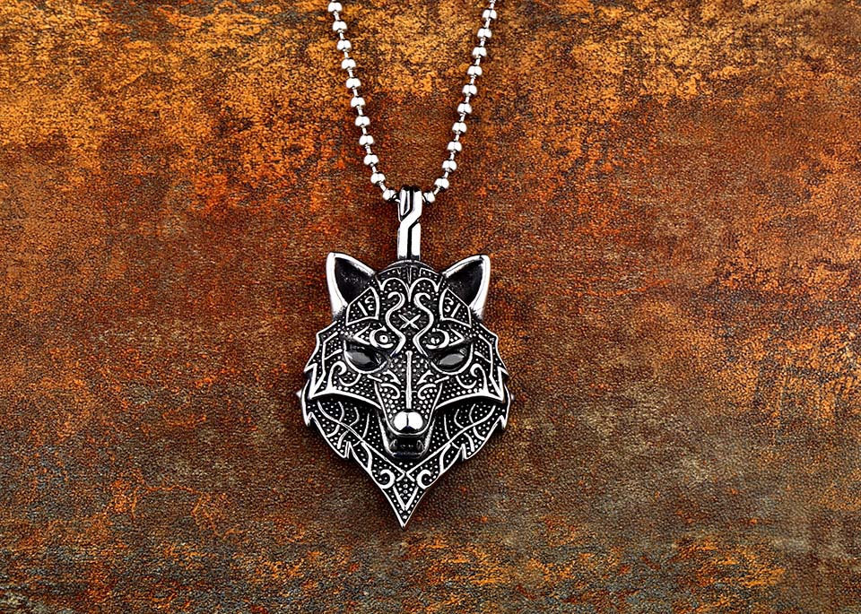 wolf necklace