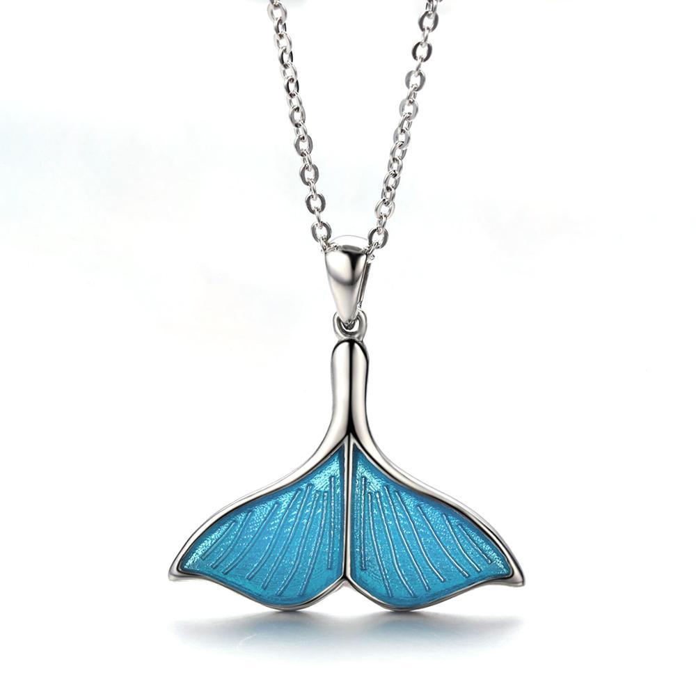 mermaid necklace mermaid tail necklace mermaid pendant necklace