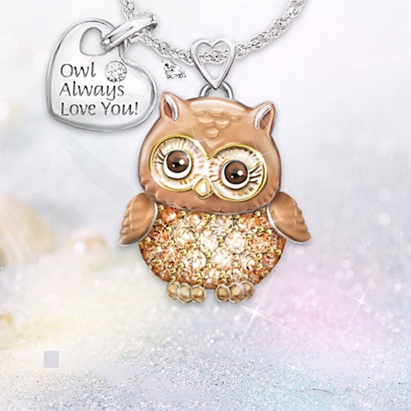 owl pendant owl necklace