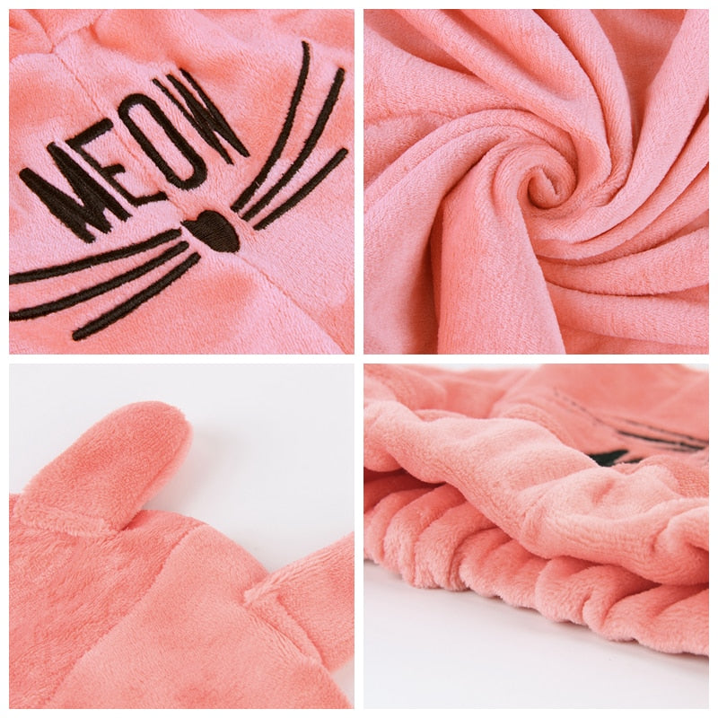 Cute Cat Meow Womens Pajamas Set
