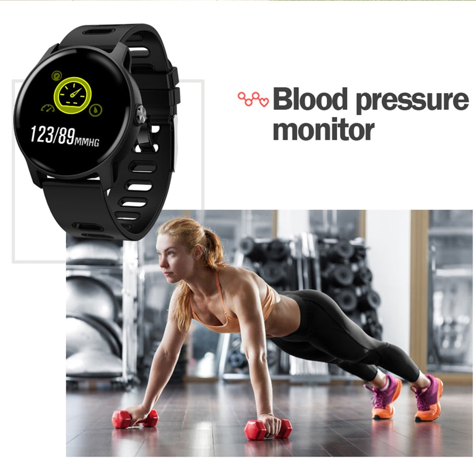 Smart Watch Fitness Tracker Heart Rate Monitor Pedometer For Android & iPhones