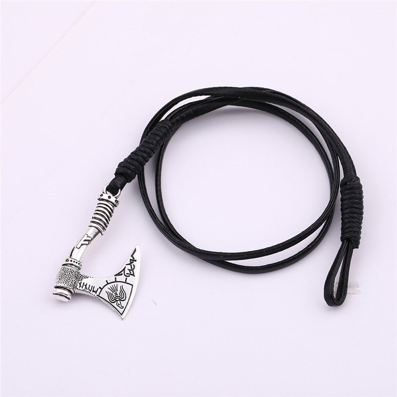 Axe Leather Bracelet