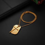 Stainless Steel Dog Tags Cross Necklaces, Prayer Cross Necklace - Birthday Gift for Men , Him, Father , Husband , Boyfriend Stainless Steel Dog Tags Cross Necklaces, Prayer Cross Necklace - Birthday Gift for Men , Him, Father , Husband , Boyfriend