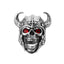 Vintage Horned Helmet Viking Warrior Skull Ring