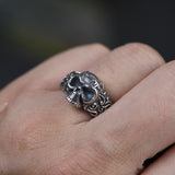 Gothic Resizeable Punk Pirate Skull Ring Pirate Ring, Pirate Rings, Skull Ring, Skull Rings