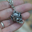 Vintage Snake & Skull Necklace