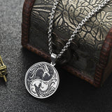 Chinese Style Yin and Yang Dragon Pendant Necklace Chinese Style Yin and Yang Dragon Pendant Necklace
