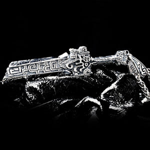 Broken Sword Hand-made Men's Necklace Broken Sword Hand-made Men's Necklace