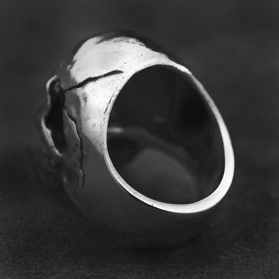 Vintage Gothic Skull Ring