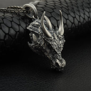 Exquisite Dragon Head Pendant Necklace Exquisite Dragon Head Pendant Necklace