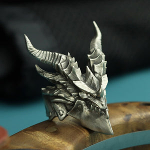 925 Sterling Silver Mythical Dragon Ring dragon ring, dragon rings